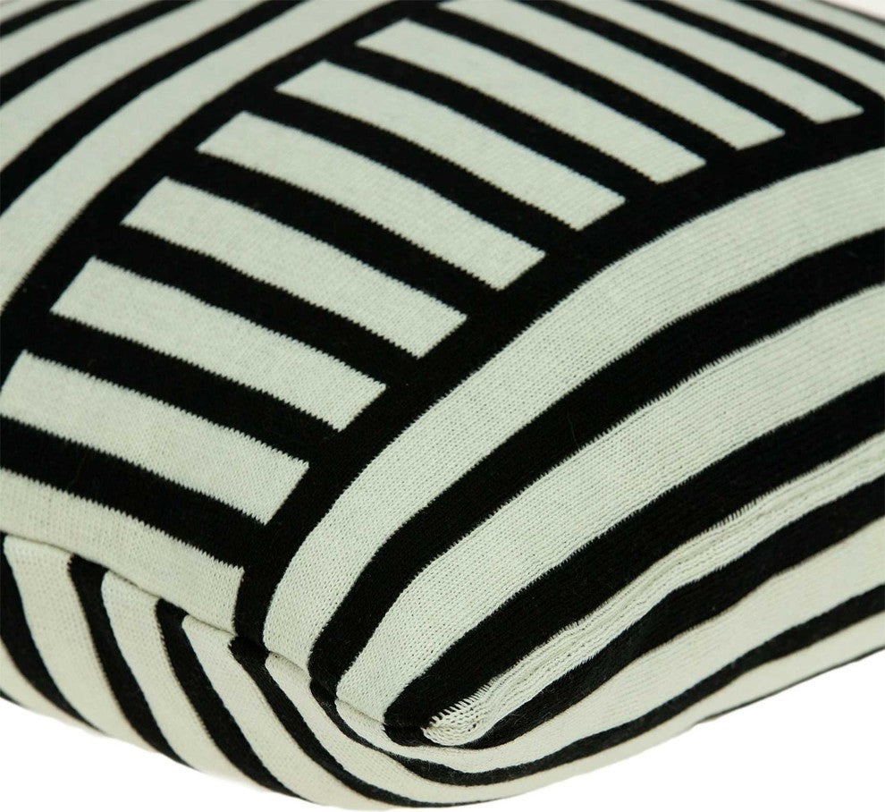 18" X 5" X 18" Transitional Multi Colored Pillow Cover With Poly Insert