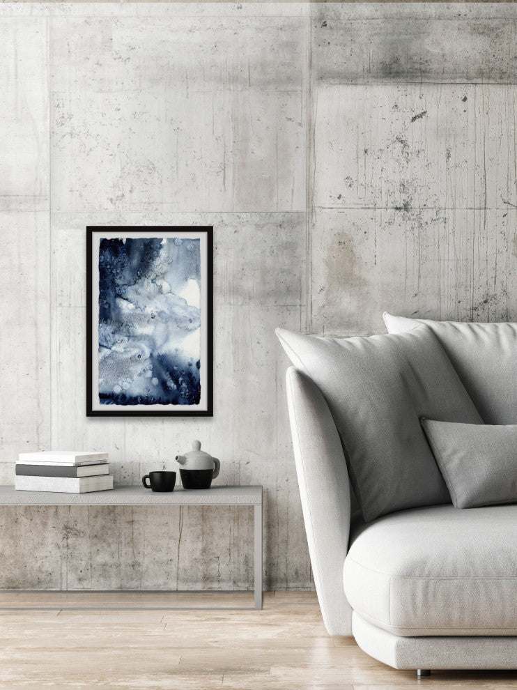"Fragile Earth" Framed Painting Print, 30x45