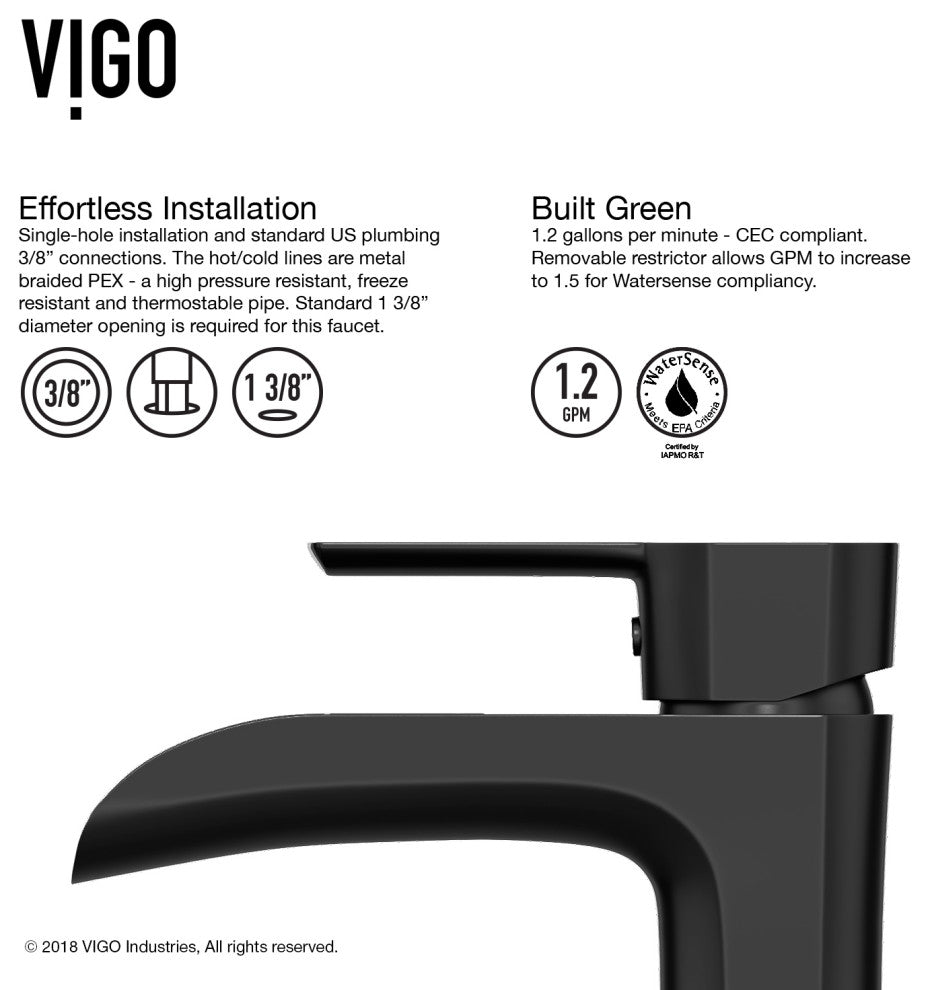 Sottile 18"L x 13"W Glass Vessel Sink and Niko 11"H Faucet Set