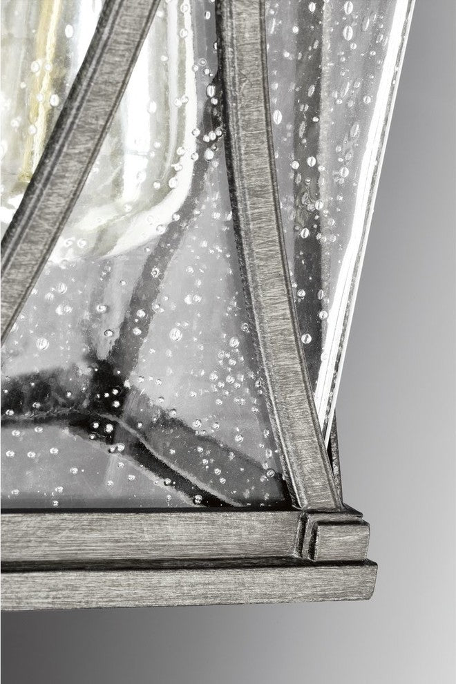 Abbott Collection 1-Light Small Wall Lantern, Antique Pewter