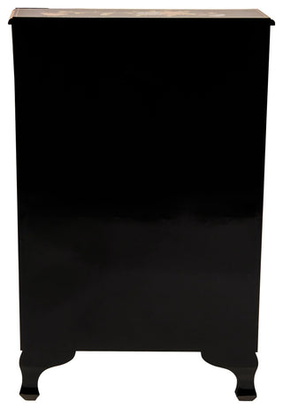 Black Lacquer Secretary Desk Royal Ladies