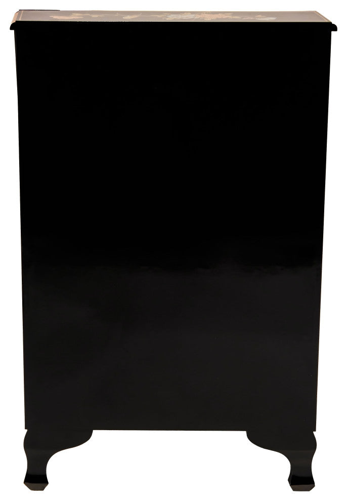 Black Lacquer Secretary Desk Royal Ladies