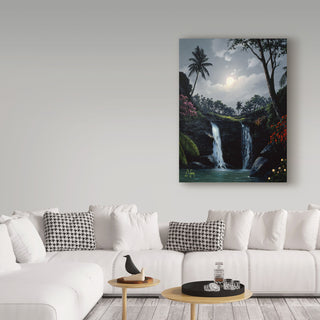 "Waterfall 1" by Anthony Casay, Canvas Art, 47"x35"