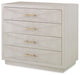 Ambella Home Collection Shagreen Pyramid Chest Linen