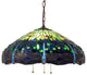 Meyda Lighting 26214 22" Wide Tiffany Hanginghead Dragonfly Pendant