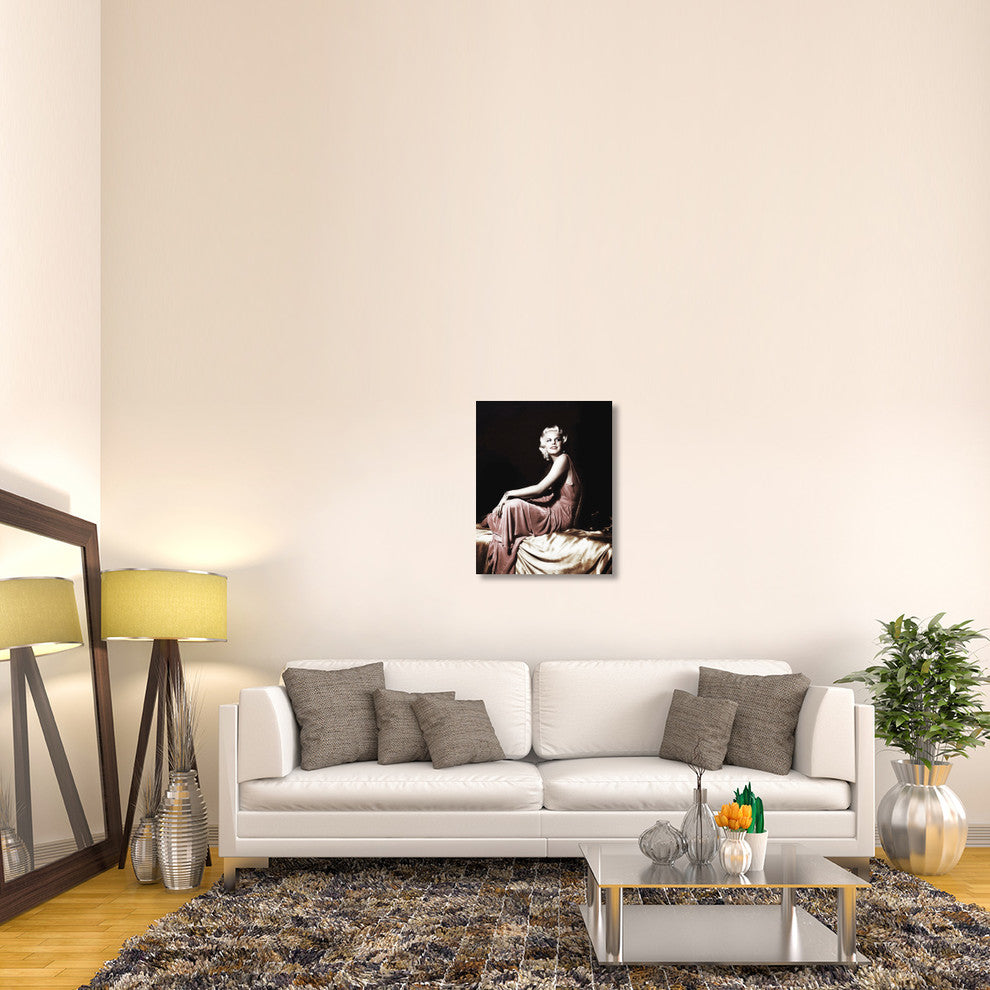 "Jean Harlow" Stretched Canvas Giclee by Hollywood Photo Archive, 24"x30"