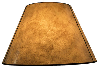 Mica Lamp Shade, Silver, 12"
