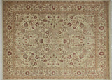 Pak-Persian Agra Ivory Rug, 7'11x10'5