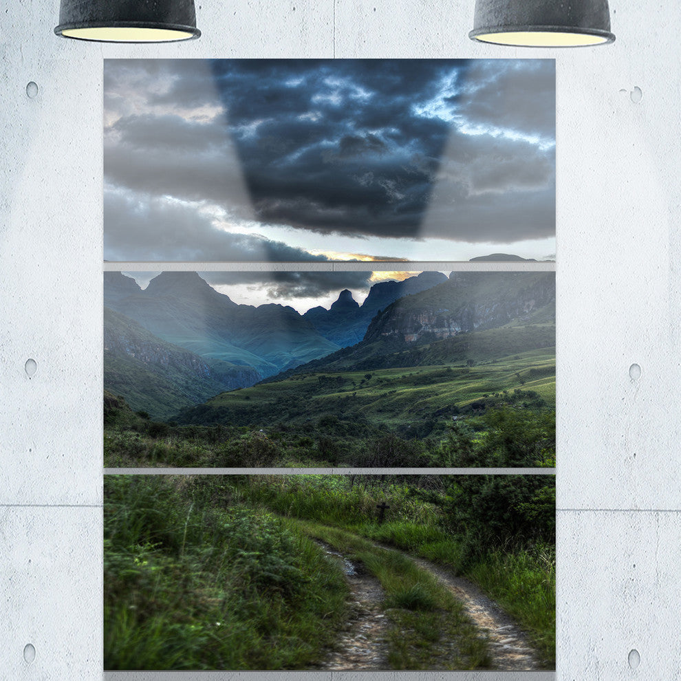 "Giants Castle Hills" Photography Metal Wall Art, 3 Panels, 28"x36"