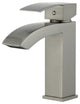 Cordoba Single Handle Bathroom Vanity Faucet, Oil Rubbed Bronze, Brushed Nickel