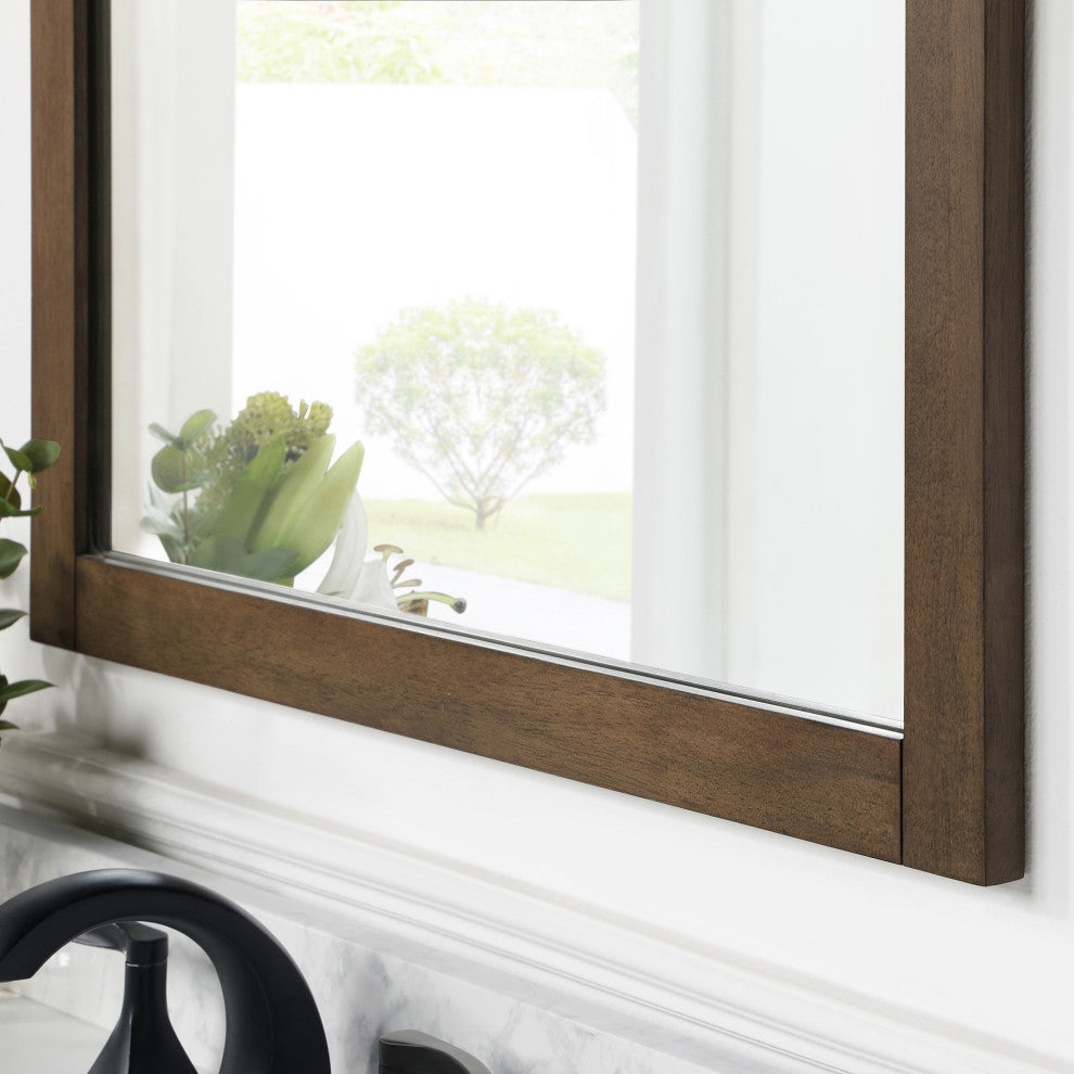 OVE Decors Tahoe Vanity With Mirror, Almond Latte, 60"