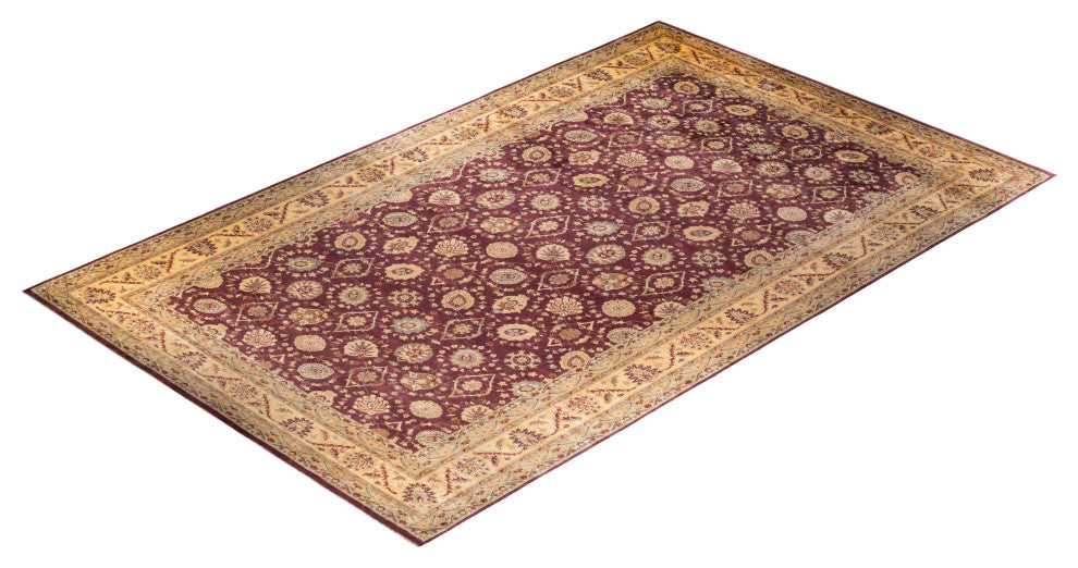 Eclectic, One-of-a-Kind Hand-Knotted Area Rug Red, 11' 8" x 18' 2"