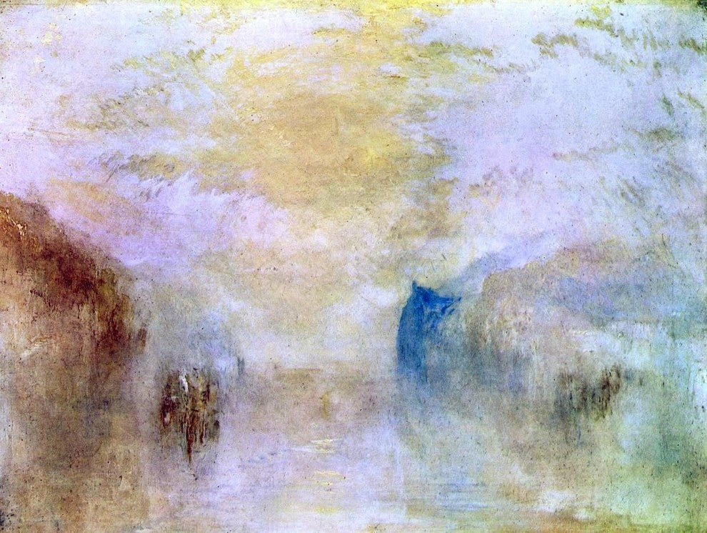 Joseph William Turner Sunrise- With a Boat between Headlands Wall Decal