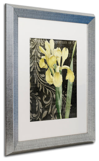 Color Bakery 'Ode To Yellow' Matted Framed Art, Silver Frame, White Mat, 16x20