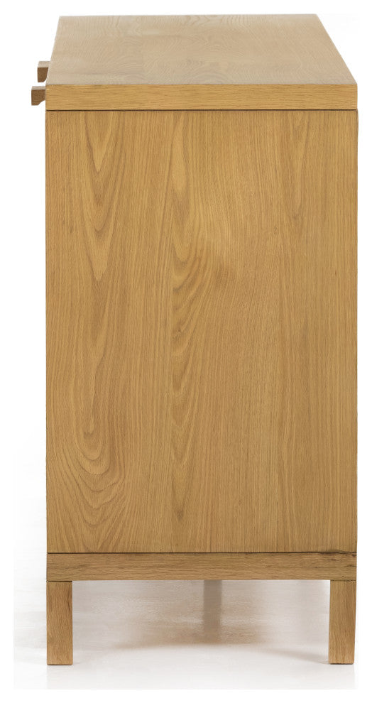 Allegra Sideboard-Honey Oak Veneer