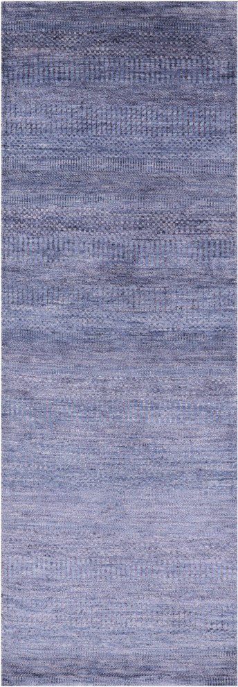 Runner Savannah Grass Wool and Silk Hand Knotted Rug 2' 8" X 7' 10" Q11944