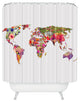 Bianca Green Its Your World Shower Curtain