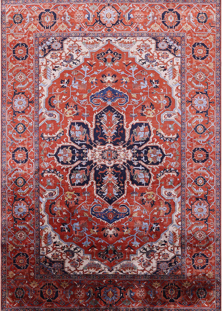 Ahgly Company Indoor Rectangle Mid-Century Modern Area Rugs, 2' x 4'