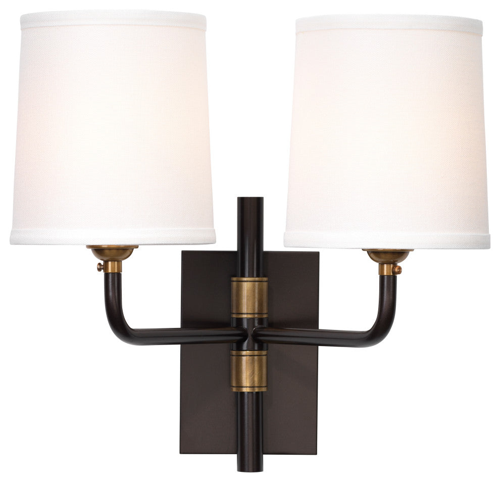 Lawton Arm Wall Sconce, Oil Rubbed Bronze, 2-Light