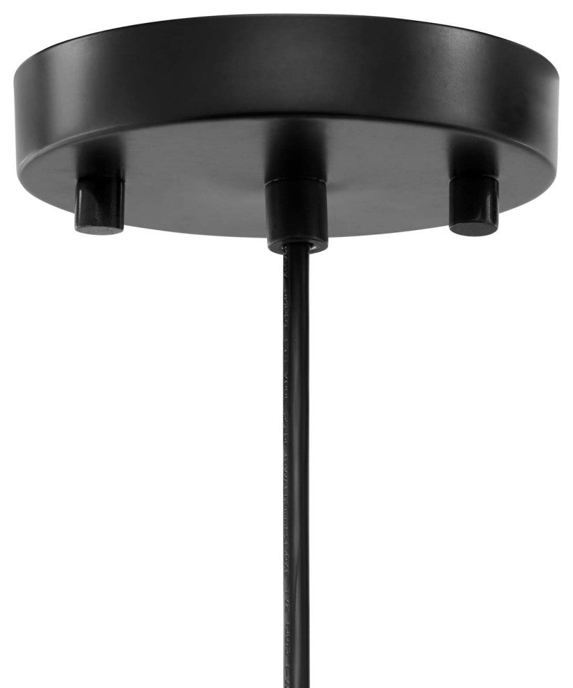 Pendant Ceiling Light Fixture, Brown Natural, Wood, Modern, Mid Century