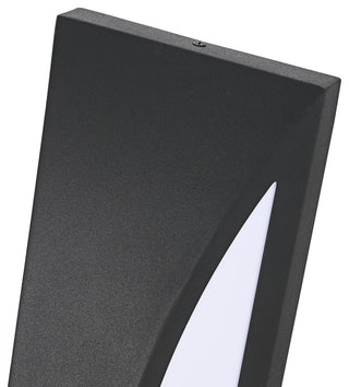 Home Living 5" Outdoor Wall Sconce, Black