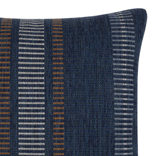 Journey Indigo Indoor/Outdoor Performance Pillow, 20"x20"