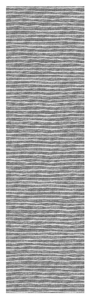 Indoor/Outdoor Laidley LA1 Grey Machine Washable 2'3" x 7'6" Rug