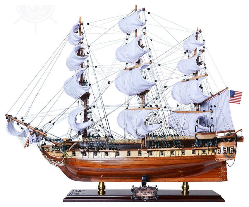 USS Constitution Limited Edition Full Crooked Sails Only 100 Units