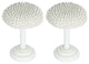 Urchin Drapery Holdback Medallion, Ivory