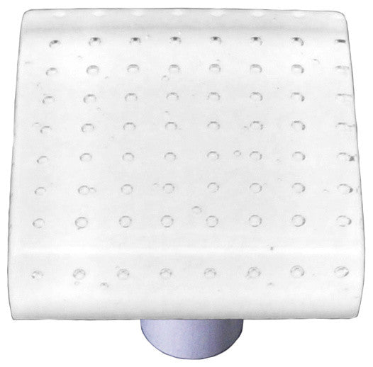 Bubbles White, Knob, Alum Post