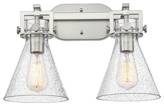 Newton Cone 2 17" Bath Vanity-Light Brushed Satin Nickel