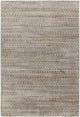 Melina Handwoven Contemporary Rug, Brown/Silver, Rectangular 9'x13'