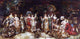 Adolphe-Joseph-Thomas Monticelli Cock Fight Wrapped Canvas, 15"x30"
