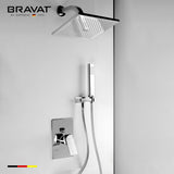 Bravat Stylish Chrome Finished Ceiling Mount Bathroom Faucet