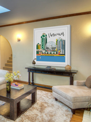 "Vancouver Lakeview" Framed Print by Molly Rosner