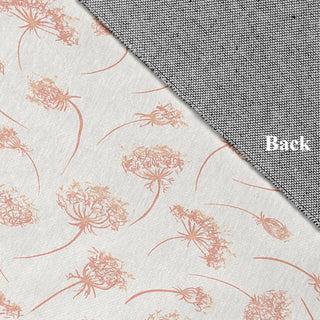 Wishing Flowers Rug, Orange, 5'x7'