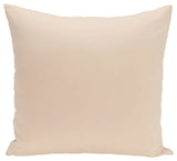 Solid Pillow, Sand, 18"x18"