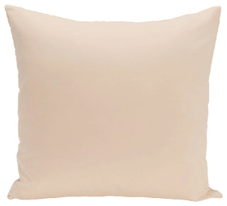 Solid Pillow, Sand, 18"x18"