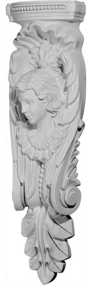 11 1/4"W x 5 5/8"D x 40 1/2"H Angel Corbel, Left