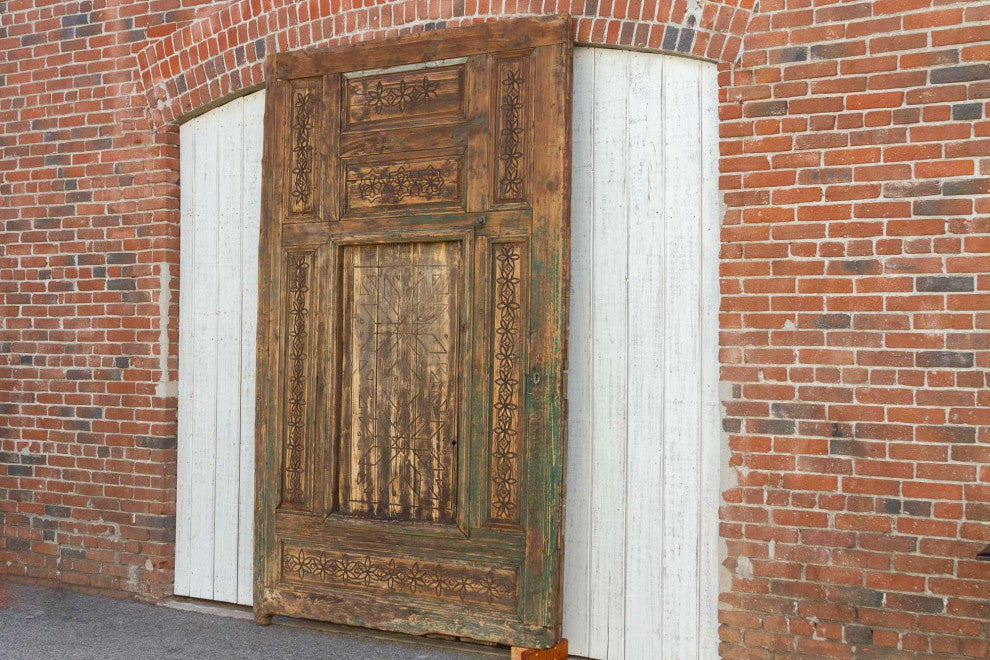 Great 19th Century Carved Moroccan Door