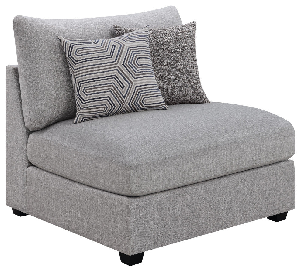 Cambria 5-piece Upholstered Modular Sectional Sofa Grey