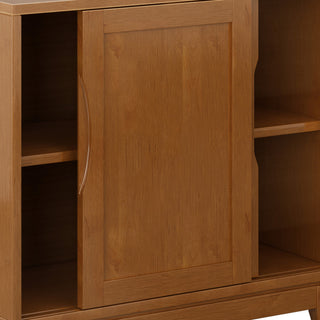 Door/shelves close-up on white background.