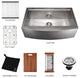 33" Moritz Apron Mount Kitchen Sink in Fingerprint Resistant Stainless Steel