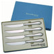 Reed & Barton Hammered Antique Steak Knives, Set of 4