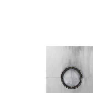 Yoela Wine Cabinet, Leather, Aluminum