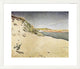 "Sandy Ocean Beach" Framed Digital Print by Paul Signac, 31x26"