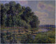 Gustave Loiseau By the Eure River in Summer Wall Decal