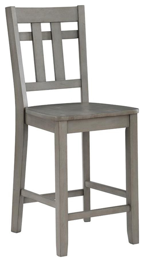 Steve Silver Toscana Gray Wood Counter Chair