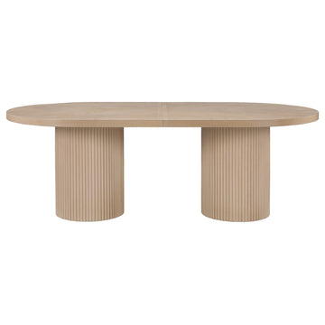 Belinda Oak Wood Dining Table, Oak