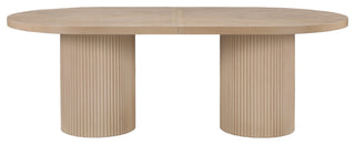 Belinda Oak Wood Dining Table, Oak